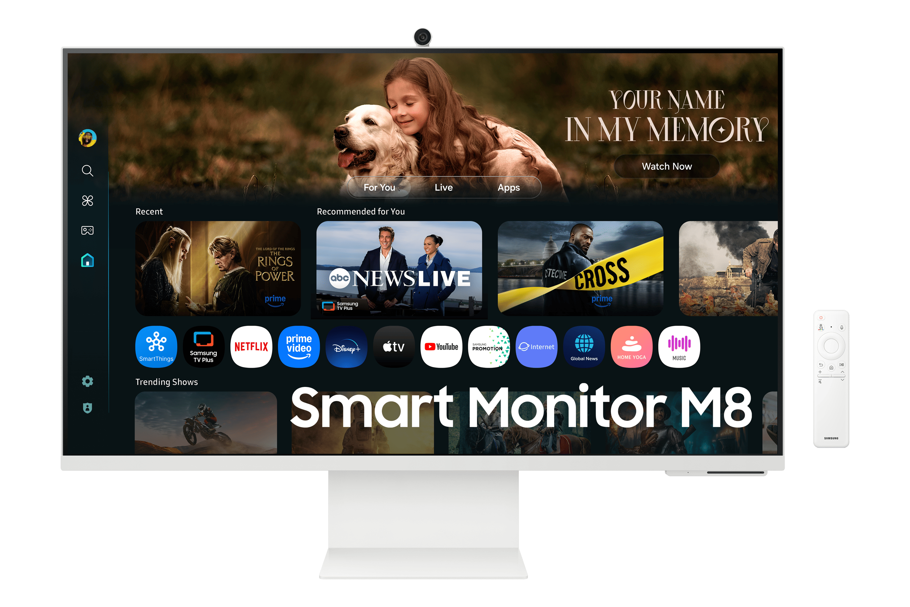 Samsung LS32FM801UUXDU – 32" Smart Monitor M8 M80D 4K UHD Smart Monitor