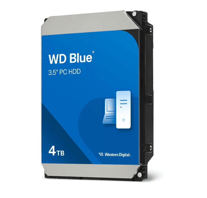 Western Digital HDD 4TB Blue 3,5" SATA3 5400rpm 128MB - WD40EZZX