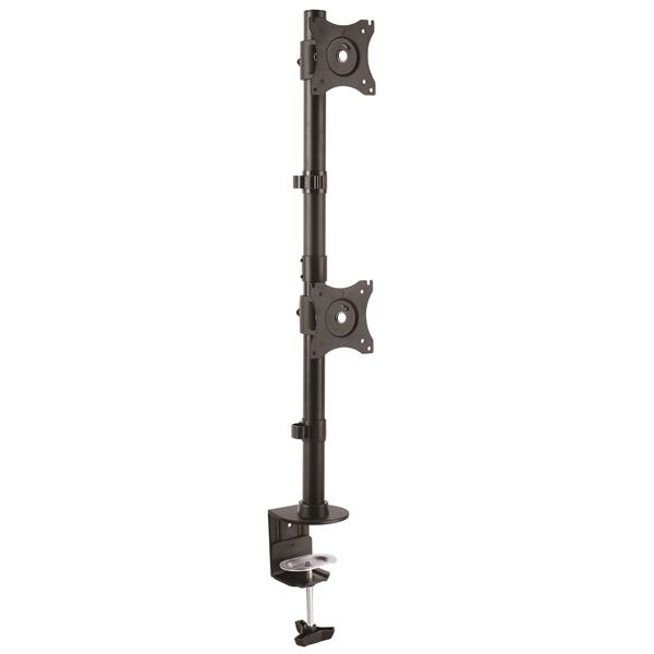 VERTICAL DUAL MONITOR MOUNT .