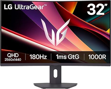 LG 32" 32G600A-B 16:9 QHD 180Hz 1ms ívelt gaming monitor