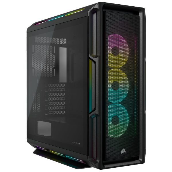 Corsair iCUE 5000T RGB táp nélküli ablakos Mid Tower számítógépház fekete