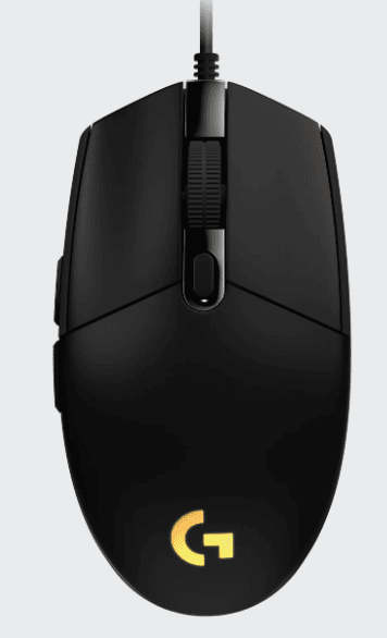 LOGITECH Egér - G203 Lightsync RGB Vezetékes Gaming, Fekete