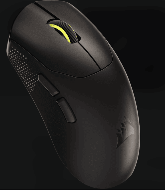 Corsair Saber V2 Pro Ultralight optikai vezeték nélküli gaming egér fekete