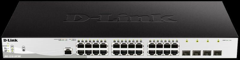 D-LINK Switch 24x2.5Gbps(24xPOE) + 4x10G SFP+ Multi-Gigabit Menedzselhető, DMS-1250-28P/E