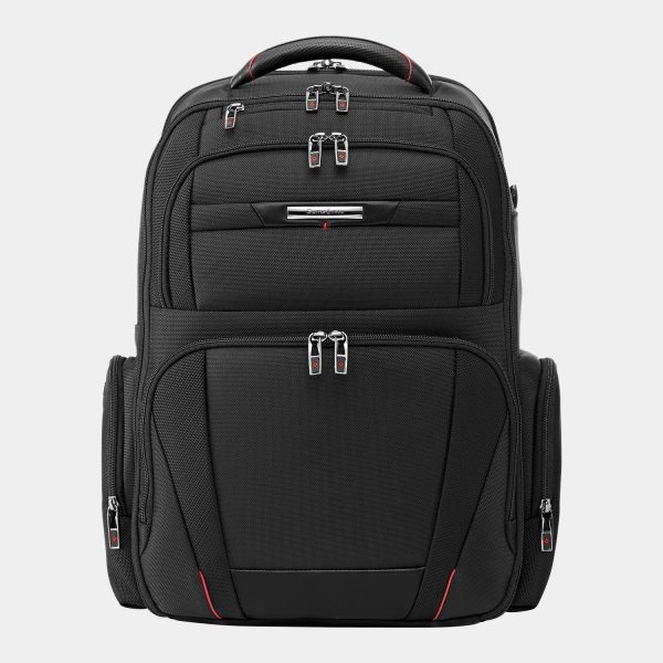 SAMSONITE Notebook hátizsák 106360-1041, Pro-Dlx 5 black expandable laptop backpack 15.6", Fekete