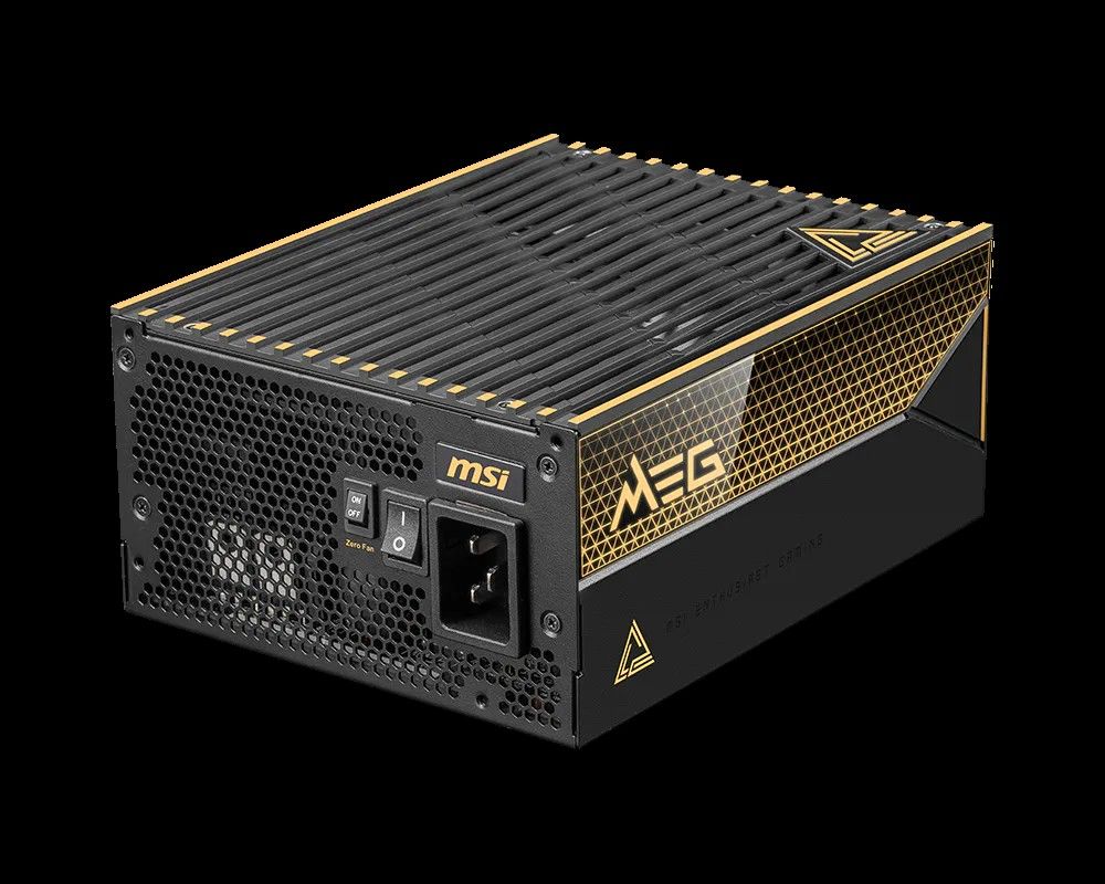 MSI MEG AI1600T PCIE5 ATX desktop tápegység 1600W 80+ Platinum BOX