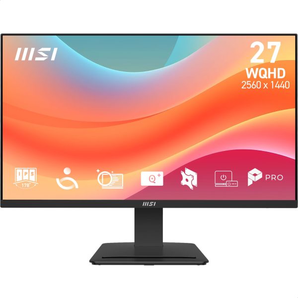 MSI PRO MP273Q E7 – 27" WQHD IPS 75Hz irodai monitor