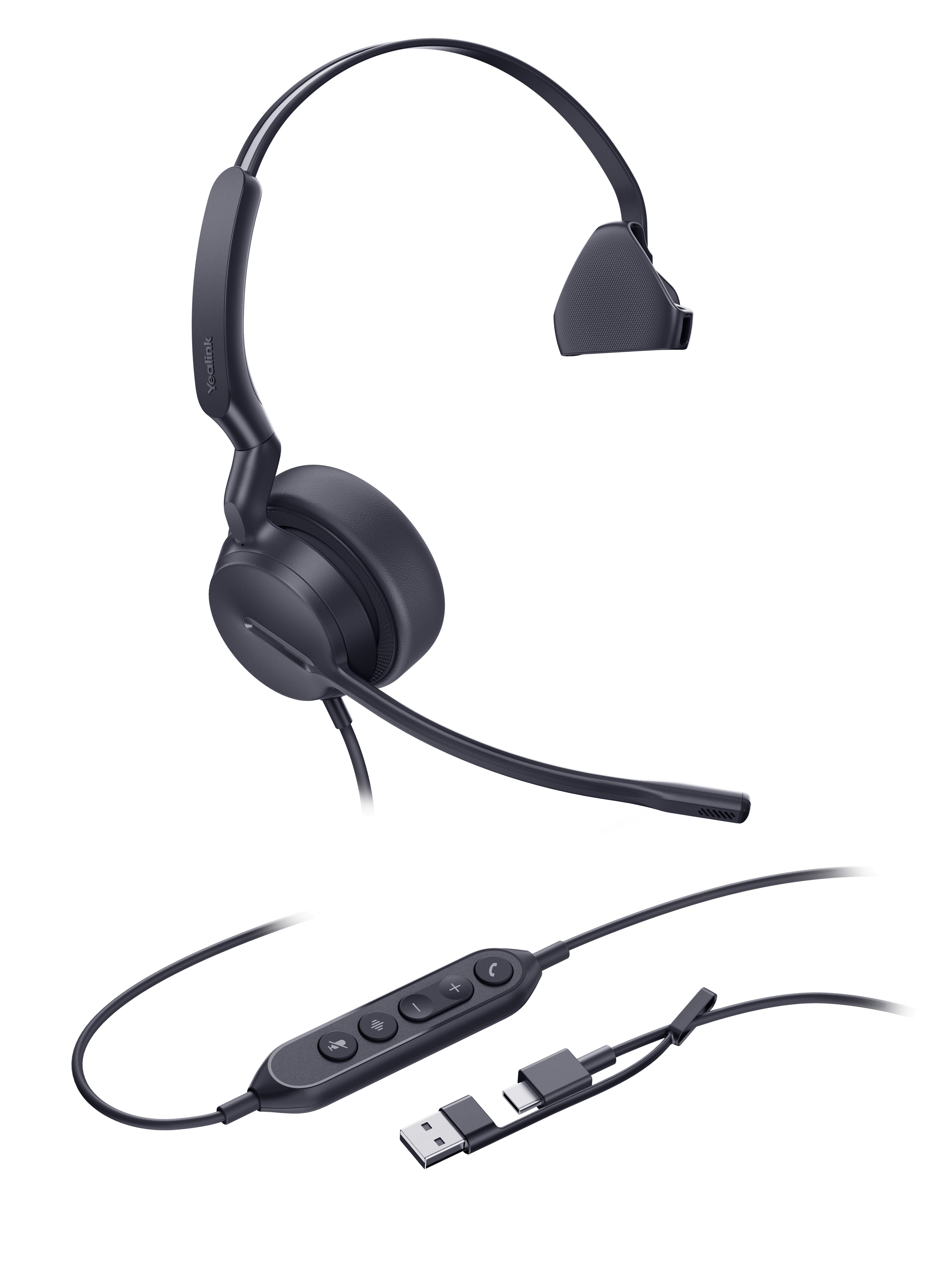 Yealink UH44 Mono USB-C/A headset