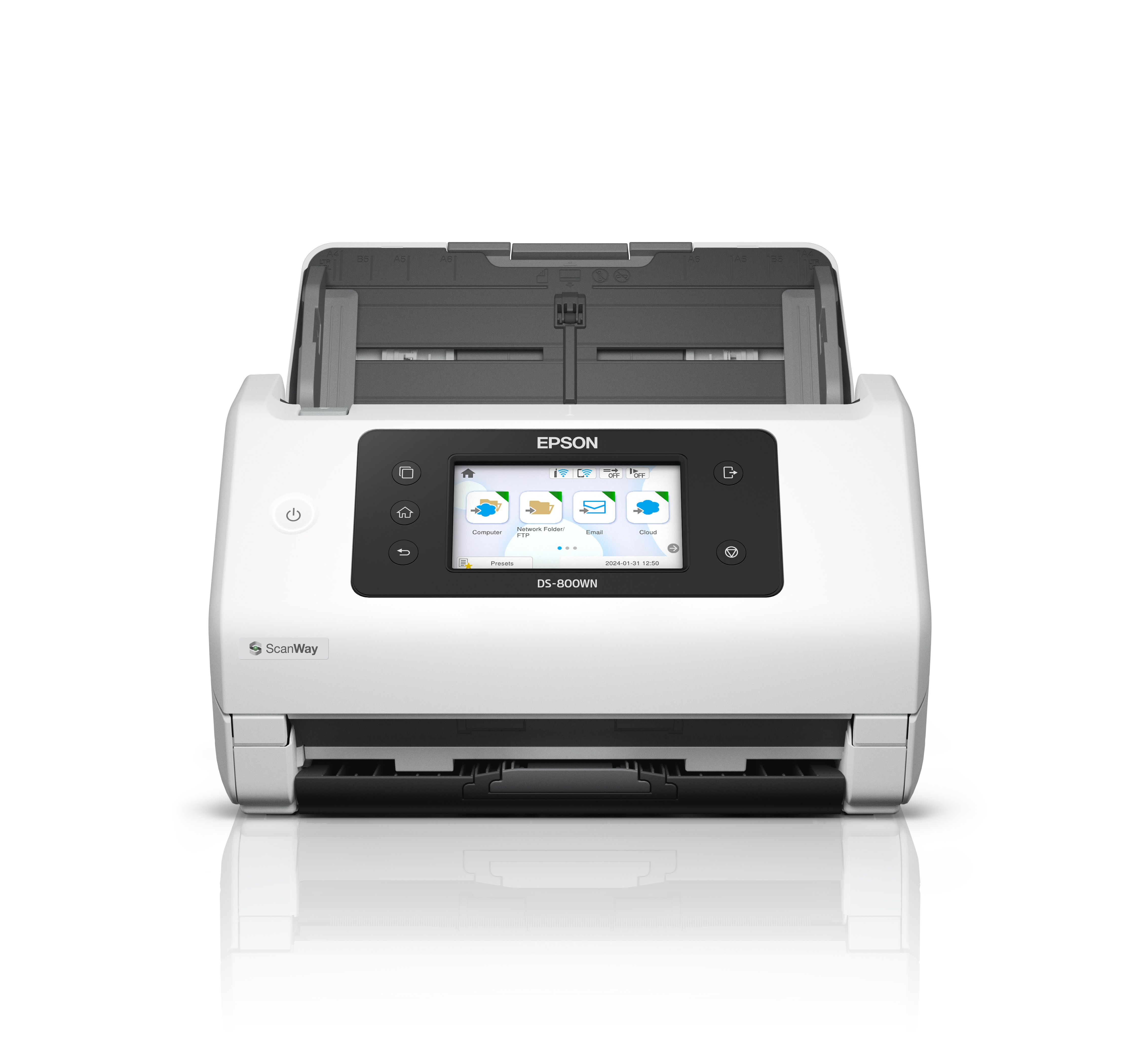 Epson WorkForce DS-800WN dokumentum szkenner, A4, duplex ADF, Ethernet, WiFi
