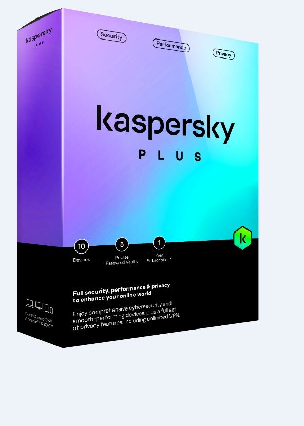 Kaspersky Plus (5 eszköz 1 év)