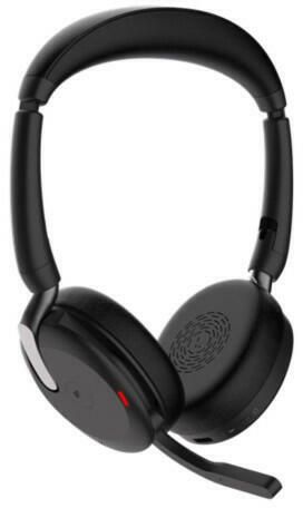 JABRA Fejhallgató - Evolve2 65 MS Teams Stereo USB-C Bluetooth Vezeték Nélküli, Mikrofon + Töltő állomás