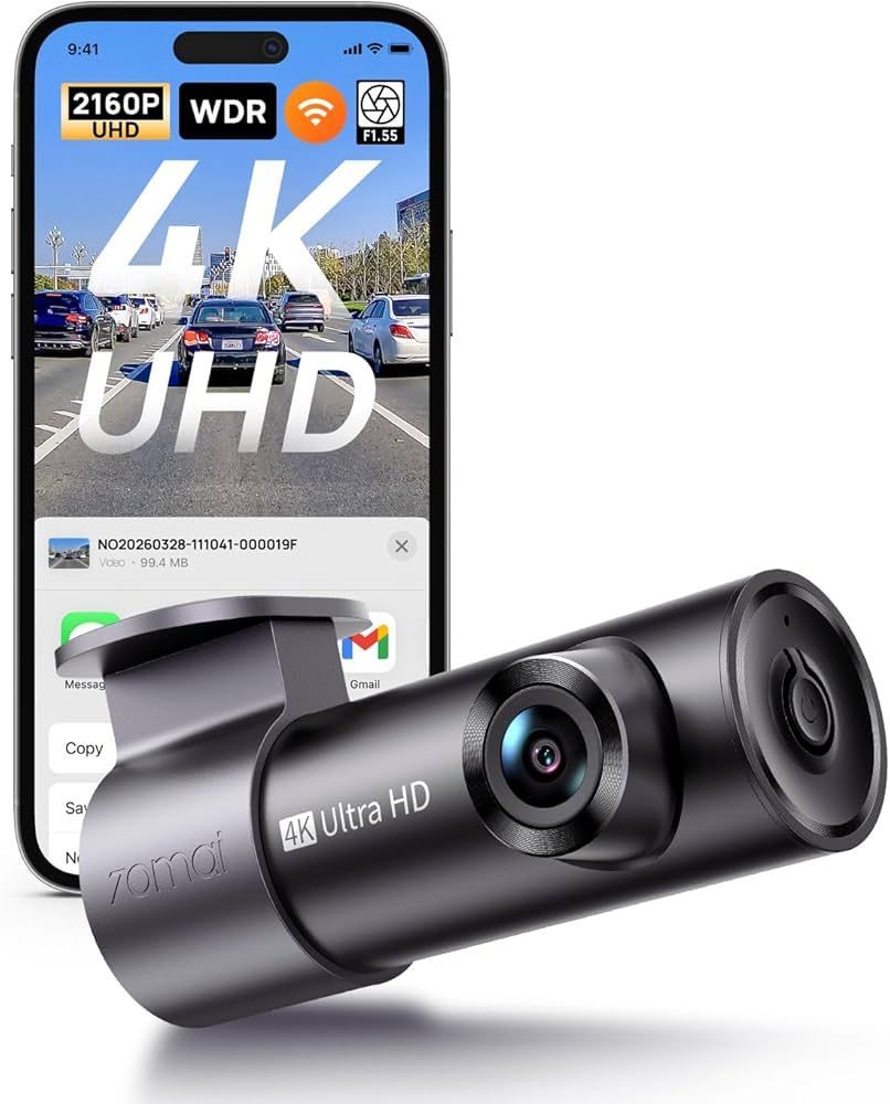 70mai Dash Cam M310 Plus 4K menetrögzítő kamera