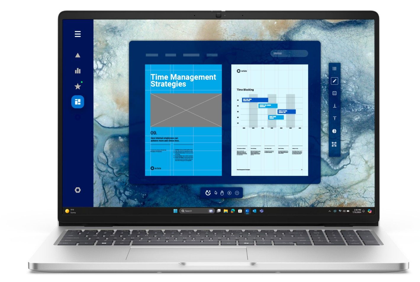 Dell Pro 16 PC16250 notebook ezüst
