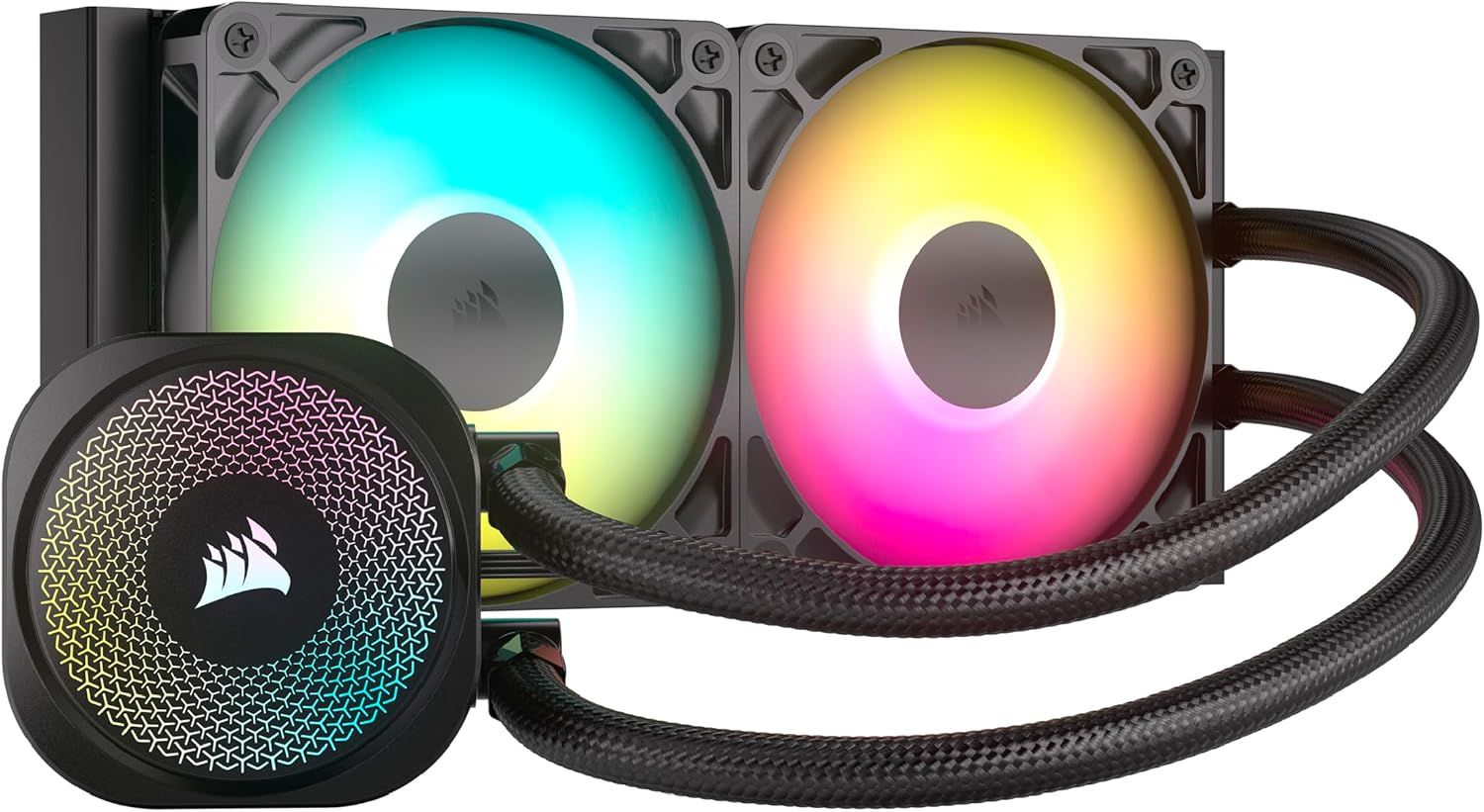 CORSAIR CPU hűtő NAUTILUS 240 RS ARGB Liquid CPU Cooler (vízhűtés), 2 Ventilátoros, LGA1851 támogatással, fekete