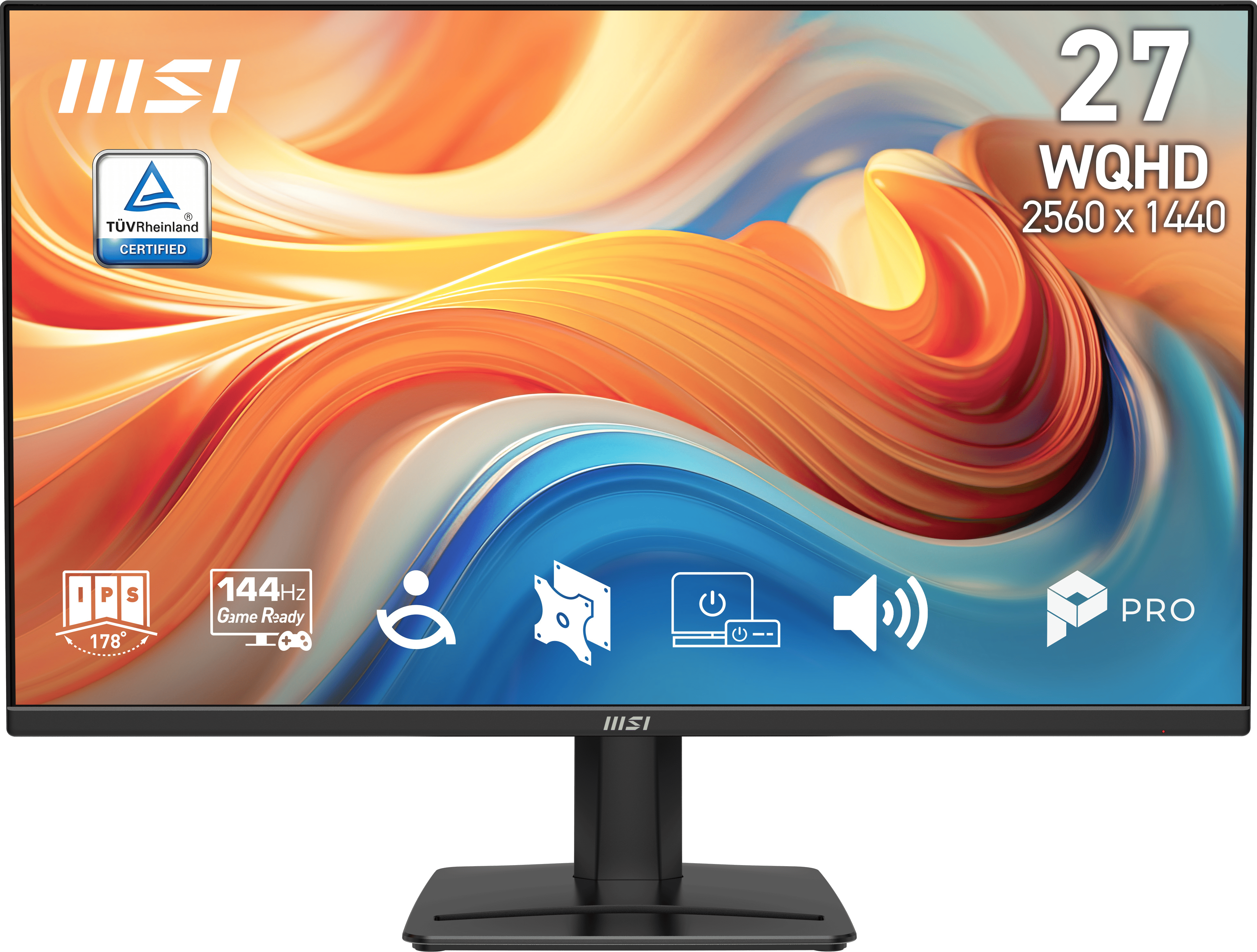 MSI PRO MP275Q E14 27" WQHD 144 Hz IPS monitor hangszóróval