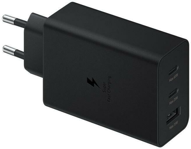 Samsung EP-T6530NBEGEU 65W USB-C PD hálózati töltő + USB-C kábel, fekete