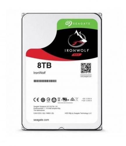 SEAGATE 3.5" HDD SATA-III 8TB 7200rpm 256MB Cache IronWolf