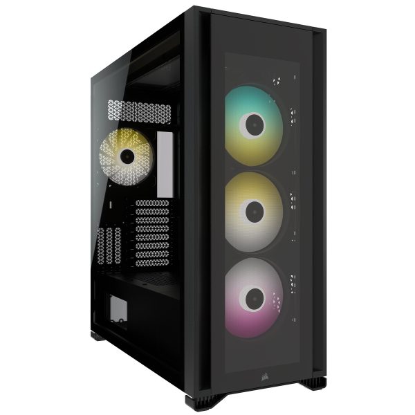 Corsair iCUE 7000X RGB táp nélküli ablakos Full Tower számítógépház fekete