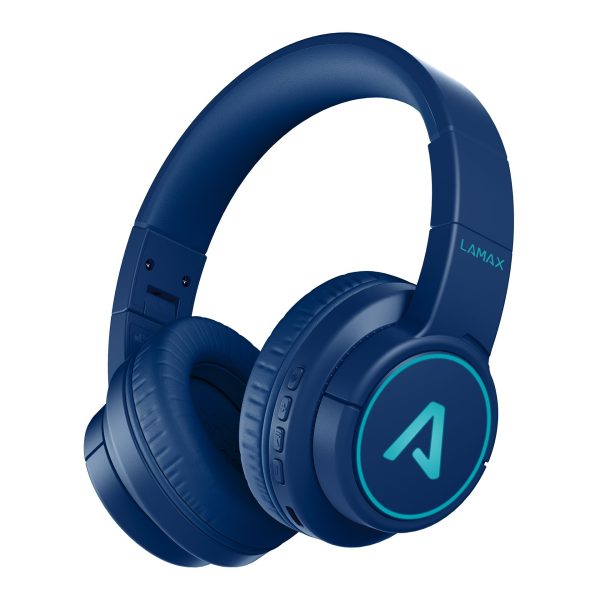 LAMAX GlowKid1 Bluetooth Fejhallgató Kék