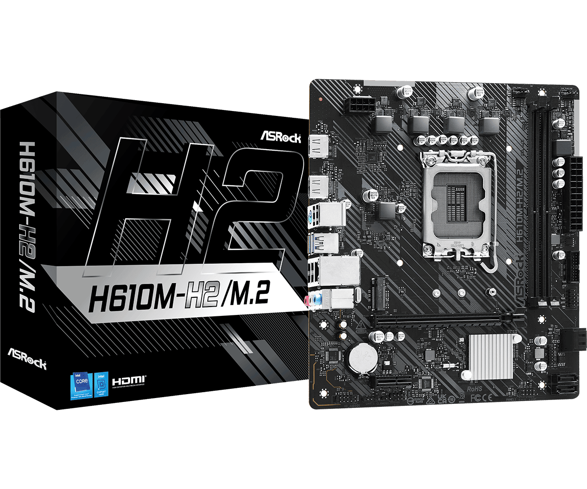 ASRock LGA1700 H610M-H2/M.2 alaplap