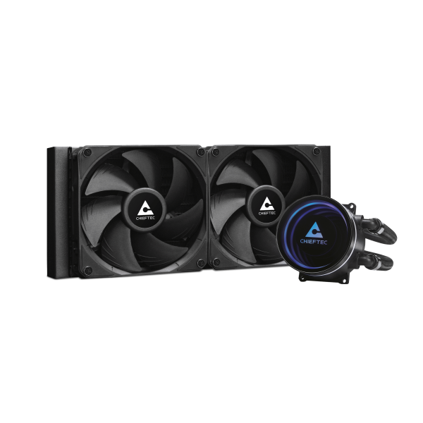 Chieftec Iceberg 240 DARK CLC-240-BLK – 240 mm-es AiO CPU Vízhűtő, fekete