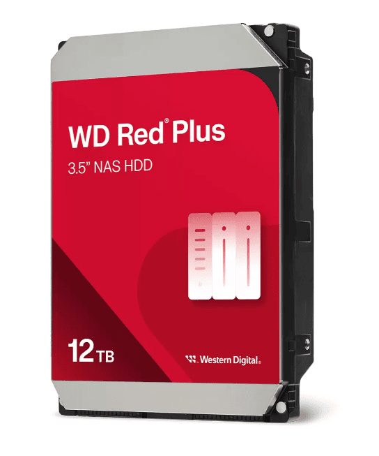 Western Digital Red Plus 12TB 7200rpm 512MB SATA3 3,5" HDD
