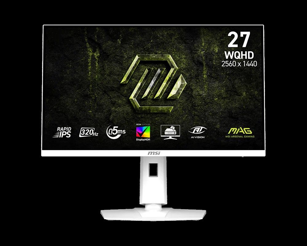 MSI MAG 274QRFW X32 27" IPS LED gaming monitor fehér 320Hz G-Sync / FreeSync Premium