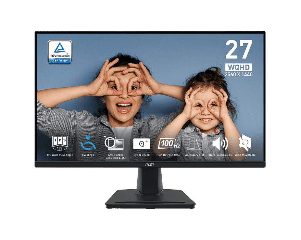 MSI PRO MP275Q Business 27" IPS LED monitor fekete 100Hz