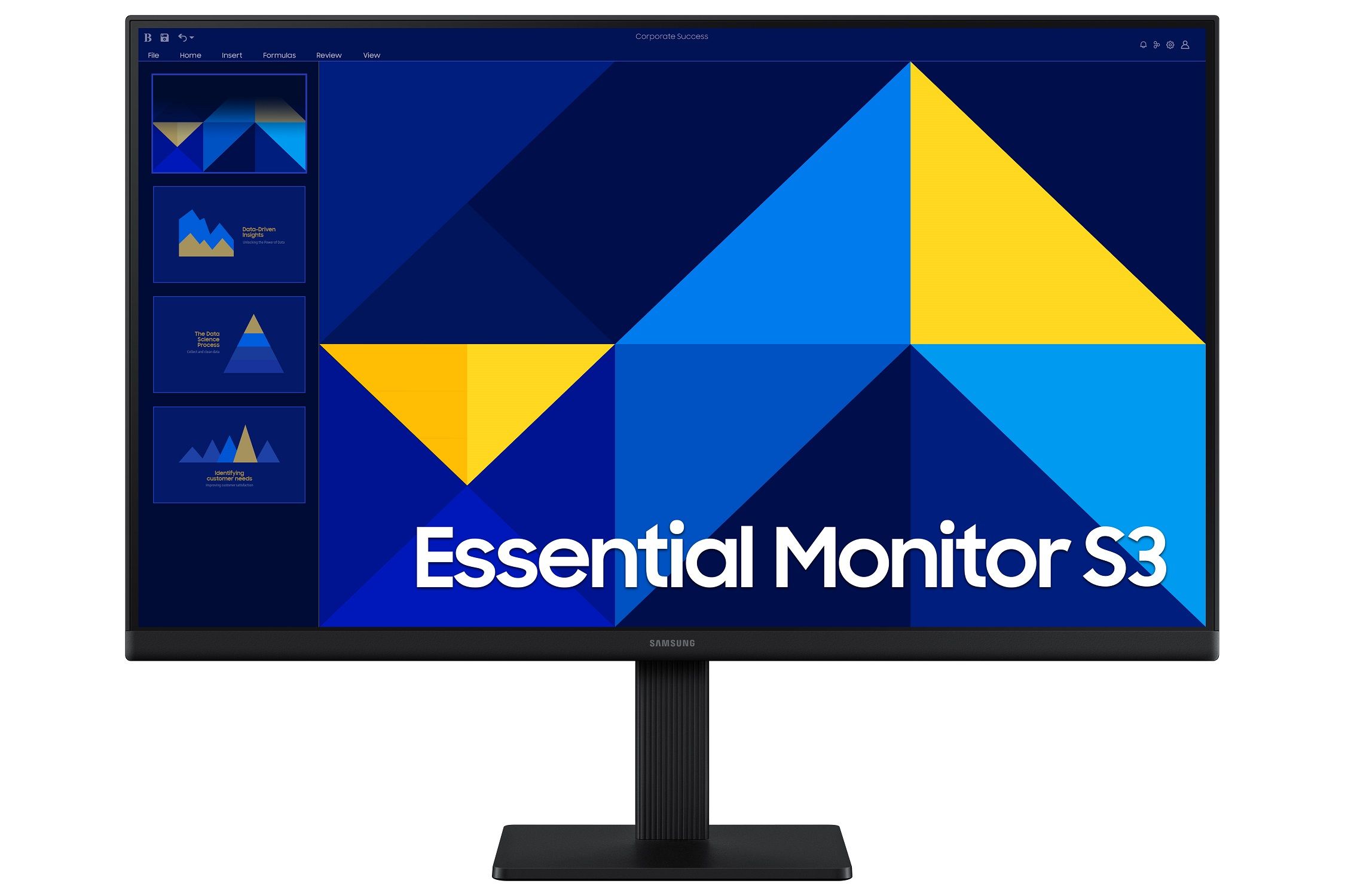 SAMSUNG IPS 100Hz monitor 24" 1920x1080, 16:9, 250cd/m2, 5ms, HDMI/VGA