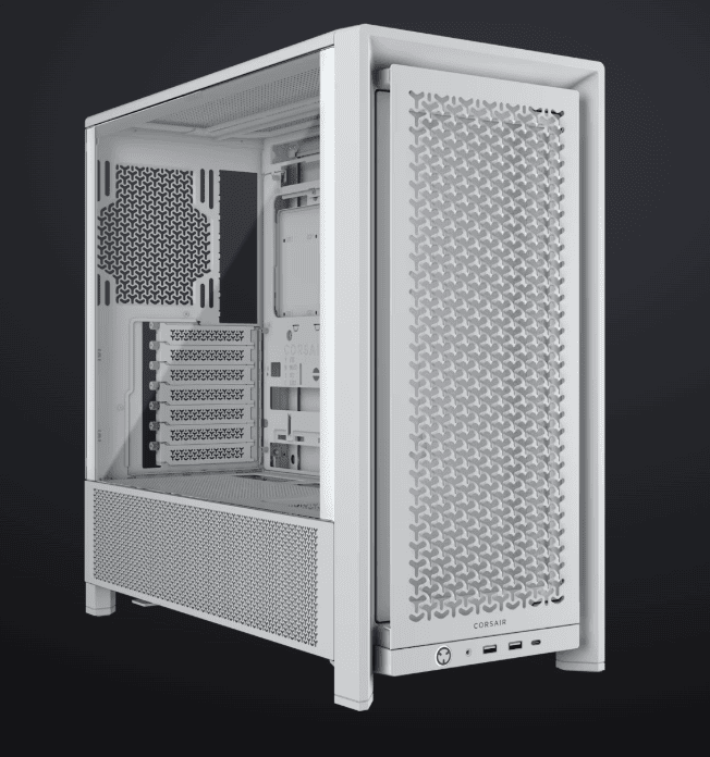 Corsair FRAME 4000D táp nélküli ablakos Mid Tower számítógépház fehér