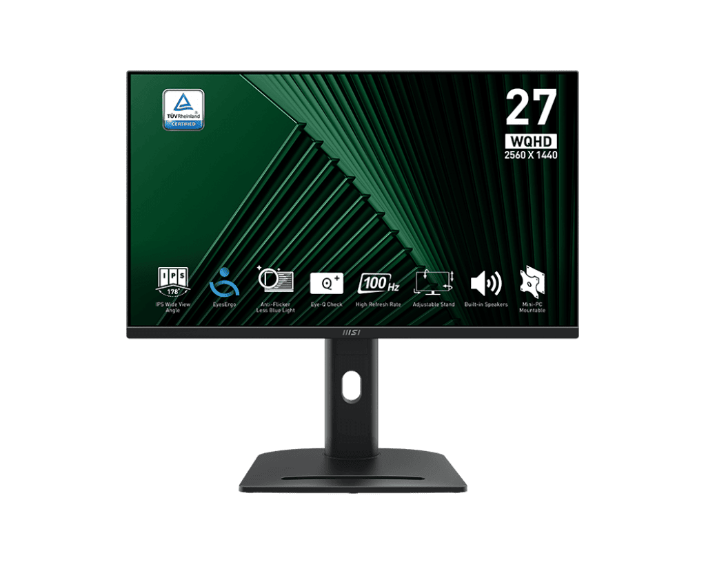 MSI PRO MP275QPG Business 27" IPS LED monitor fekete 100Hz