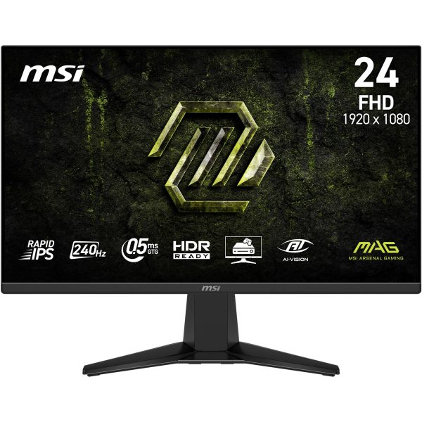 MSI MAG 245F X24 – 23,8" Full HD Rapid IPS 240Hz gaming monitor
