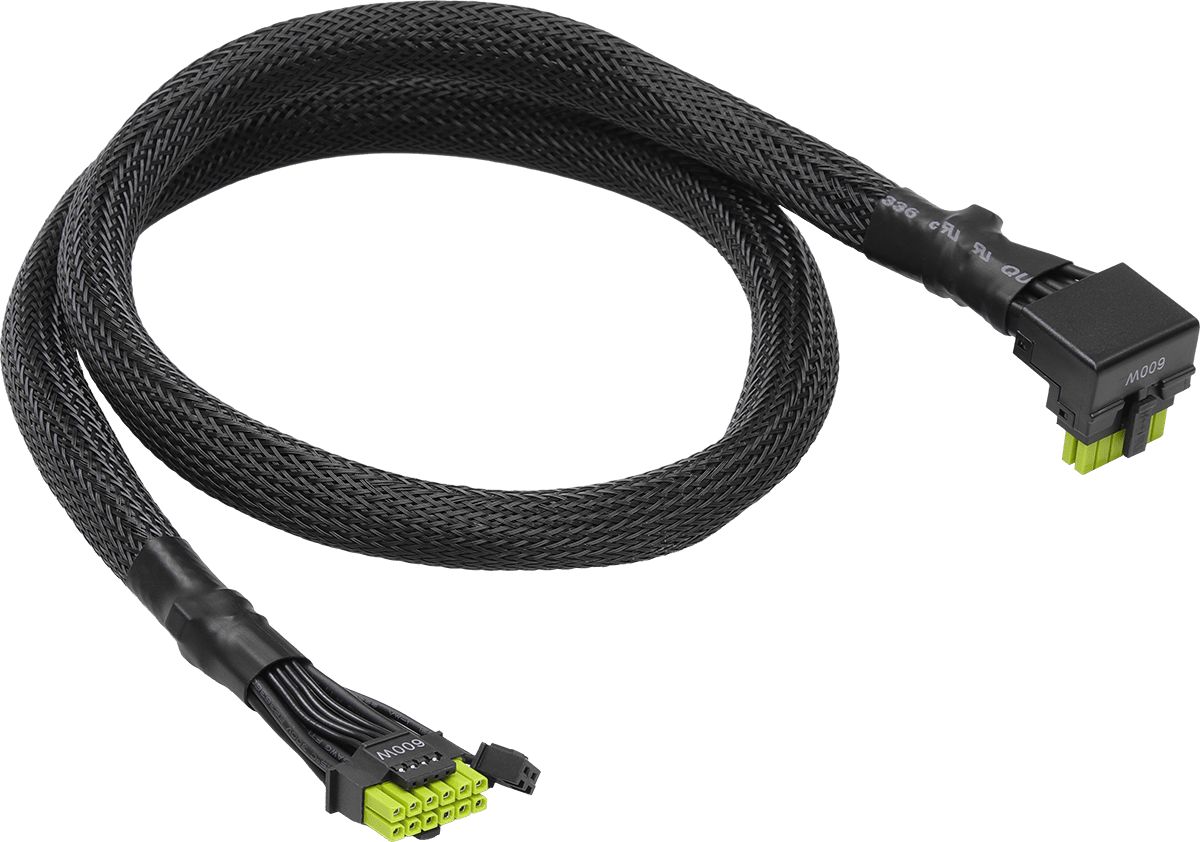 ASRock 12V-2x6 600W /L-Type Cable - PC belső kábel