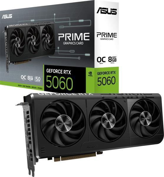 ASUS Videokártya PCI-Ex16x nVIDIA RTX 5060 8GB DDR7 OC