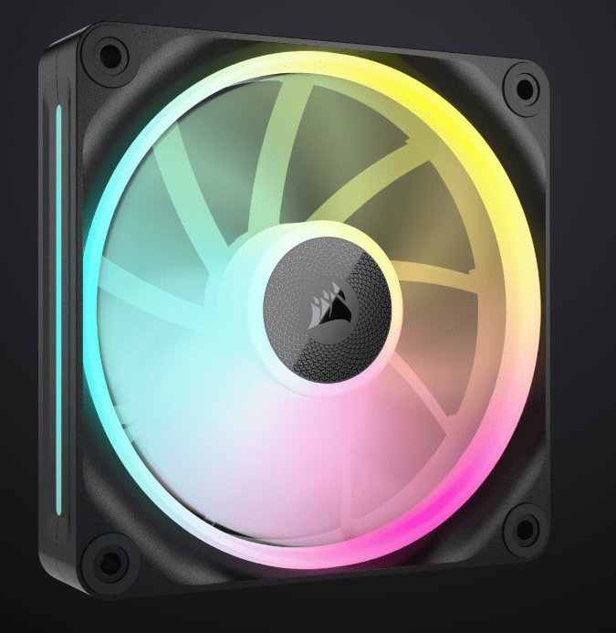 Corsair iCUE LINK LX120 RGB rendszerhűtő ventilátor fekete