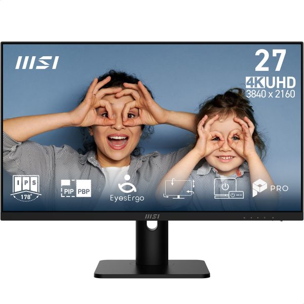 MSI PRO MP273UP E6 – 27" 4K UHD IPS 60Hz irodai monitor