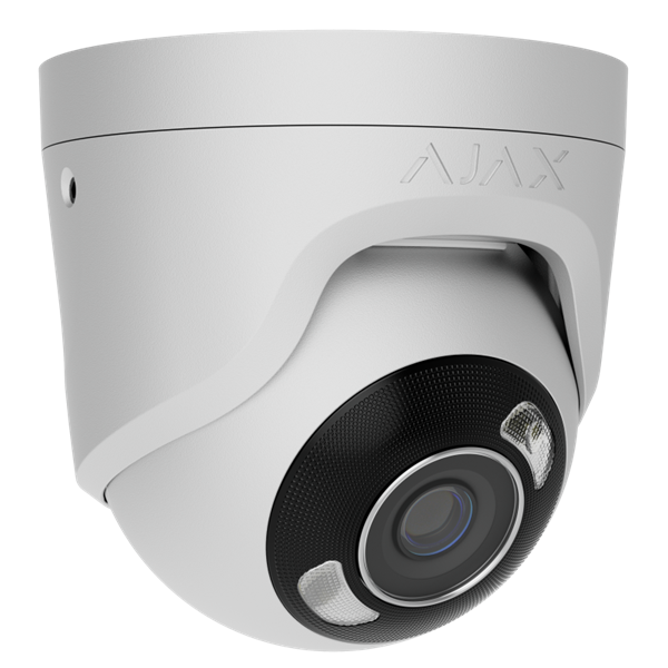 AJAX TurretCam HL 8MP turretkamera 2.8 mm, fehér