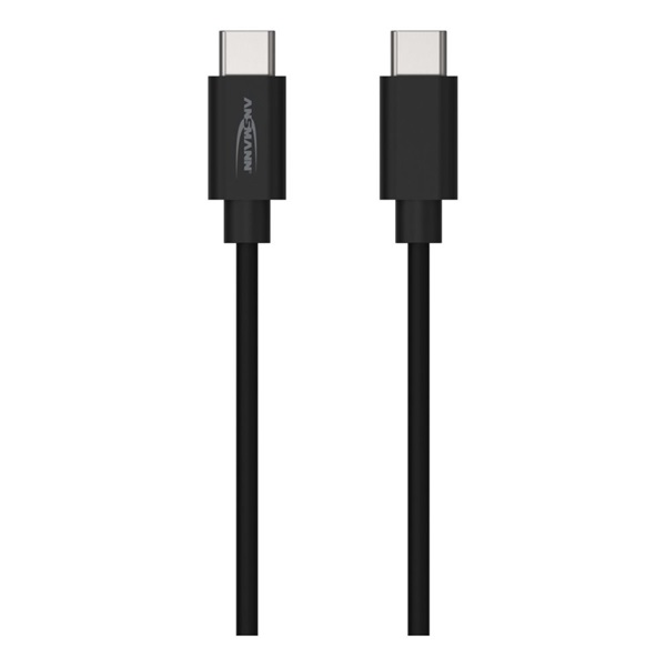 ANSMANN Kábel USB, USB-C – USB-C, adat+ töltés, 1,2m