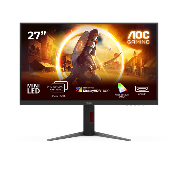 AOC U27G4XM 27" IPS LED gaming monitor fekete 160Hz