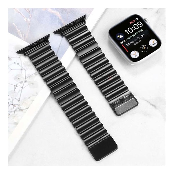 BLACKBIRD Szíj Iwatch készülékhez STEEL fekete 38/40/41/S1042 mm