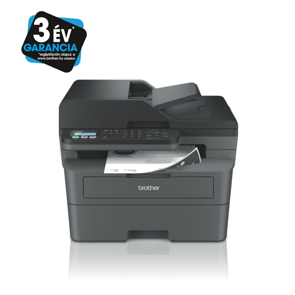 BROTHER Lézer MFP NY/M/S/F MFC-L2802DN, A4, mono, 32 lap/perc, LAN/USB, ADF, duplex, 1200x1200dpi, 128MB
