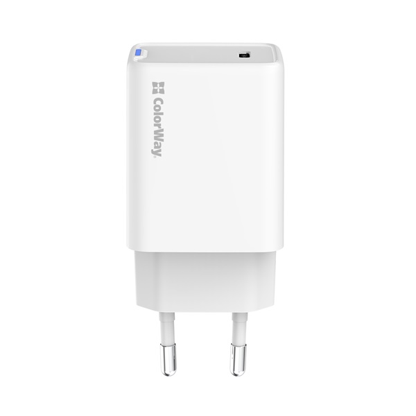 COLORWAY AC töltő GaN Mini CW-CHS057PD-WT 45W PD port PPS USB-C fehér