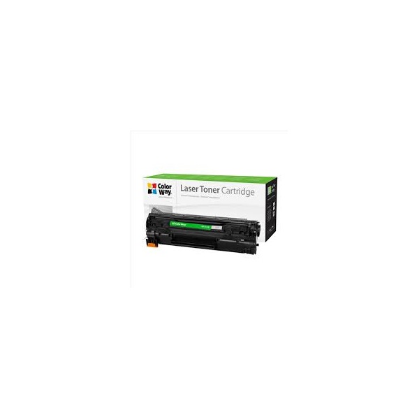 COLORWAY Toner CW-C737EU, 2400 oldal, Fekete - Can. 737 H; HP CF283X (83X)