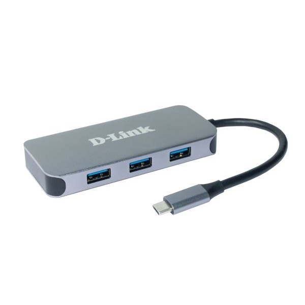 D-link 6-in-1 USB-C Hub with HDMI/Gigbait Ethernet/Power Delivery