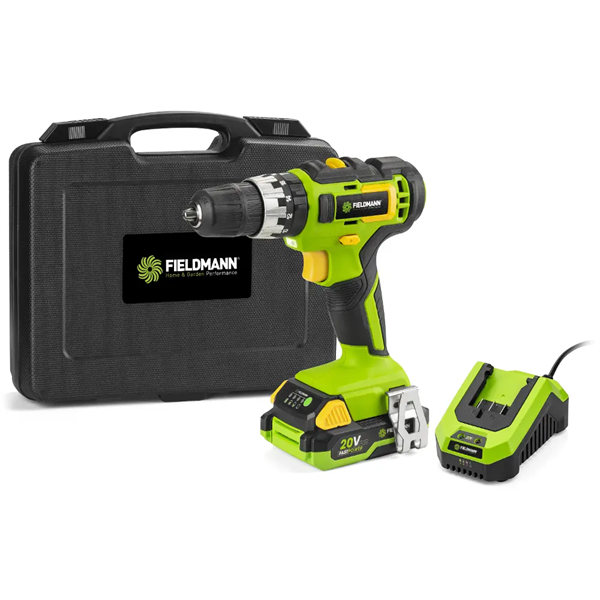 FIELDMANN FDUV 70115 Akkumulátoros fúró-csavarozó, 20V