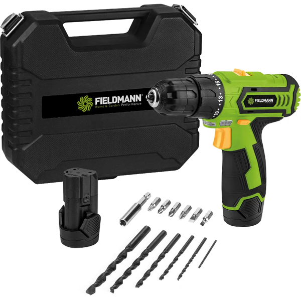FIELDMANN FDV 10252-A Akkumulátoros fúró-csavarozó, 12V