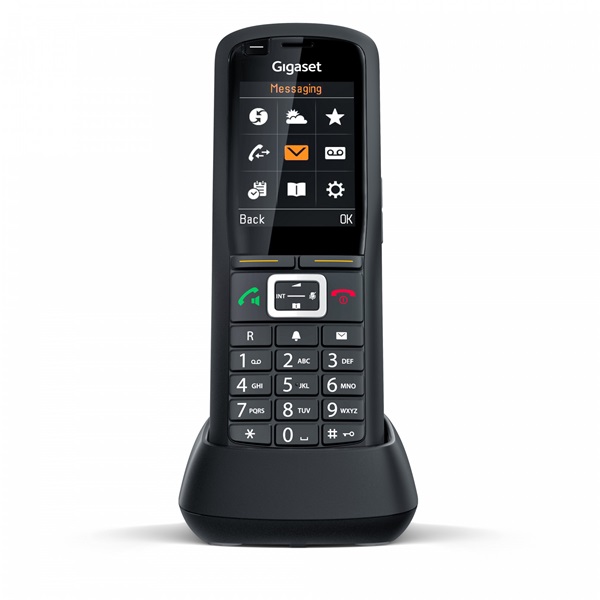 Gigaset R700H PRO DECT vezeték nélküli VoIP telefon fekete