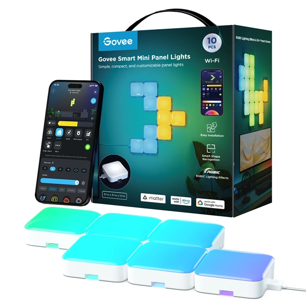 GOVEE Smart Mini Panel Lights 10 pack
