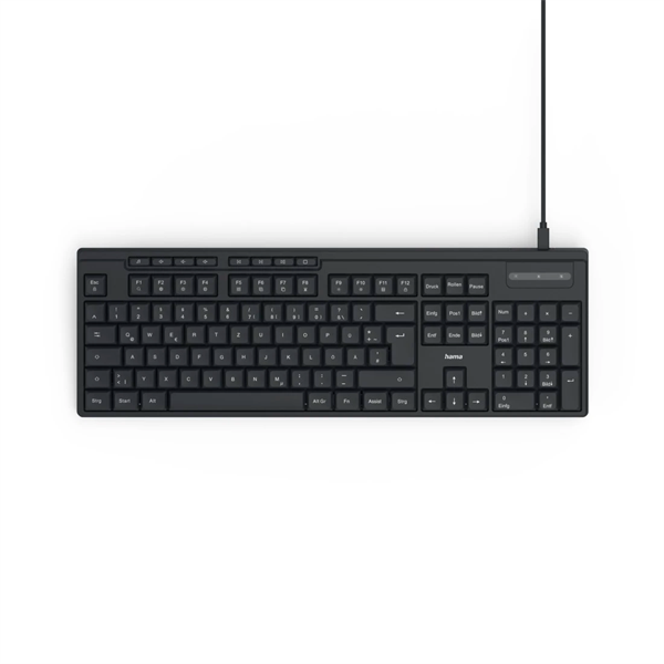 HAMA 173052, BILLENTYŰZET "CK-200", USB, FEKETE