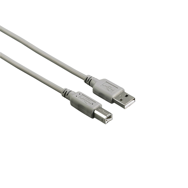HAMA 200900, FIC ECO USB KÁBEL A-B1,5M, SZÜRKE